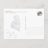 Fingeralphabet D Briefkaart (Achterkant)
