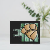 Fingeralphabet E Briefkaart (Staand voorkant)