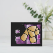 Fingeralphabet P Briefkaart (Staand voorkant)