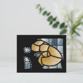Fingeralphabet R Briefkaart (Staand voorkant)