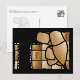 Fingeralphabet T Briefkaart