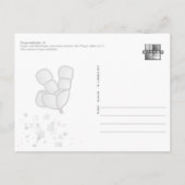 Fingeralphabet V Briefkaart (Achterkant)