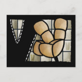 Fingeralphabet V Briefkaart (Voorkant)
