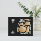 Fingeralphabet X Briefkaart (Staand voorkant)