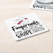 Fingernails Quote Nail Technician Nail A Kartonnen Onderzetters (Schuin)