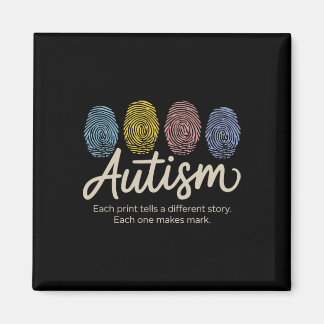 Fingerprint Autism5  Magneet