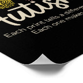 Fingerprint Autism5  Poster (Hoek)