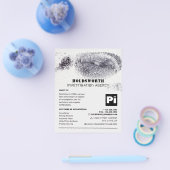 Fingerprint Design, privé rechercheur Flyer (Enkel)