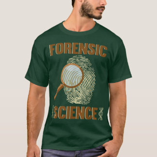 Fingerprint Detectiv Forensic Science Investigator T-shirt