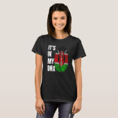 Fingerprint DNA Biometry Flag Kenya T-shirt (Voorkant volledig)