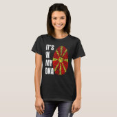 Fingerprint DNA Biometry Flag North Macedonia T-shirt (Voorkant volledig)