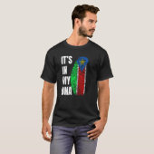 Fingerprint DNA Biometry Flag South Sudan   T-shirt (Voorkant volledig)