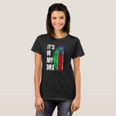 Fingerprint DNA Biometry Flag South Sudan   T-shirt (Voorkant volledig)