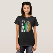Fingerprint DNA Biometry Irish Flag Ireland   T-shirt (Voorkant volledig)