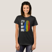 Fingerprint DNA Biometry Romanian Flag Romania   T-shirt (Voorkant volledig)
