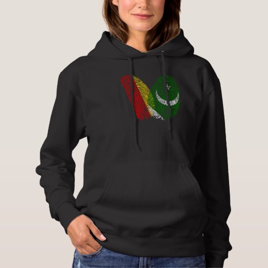 Fingerprint Pakistan Pakistan Hoodie (Voorkant)