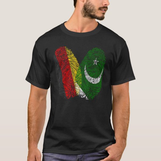 Fingerprint Pakistan Pakistan T-shirt (Voorkant)