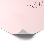 Fingerprint Signature Tree (Blush) Poster (Hoek)