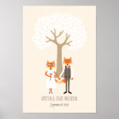 Fingerprint Signature Tree (Ivory) Poster (Voorkant)