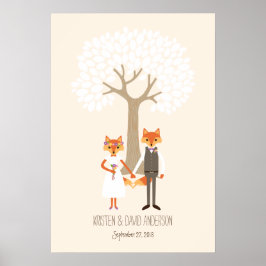 Fingerprint Signature Tree (Ivory) Poster