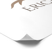 Fingerprint Wedding Guest Book Tree Poster (Hoek)