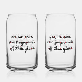 Fingerprints Glass Blikvorm Glas