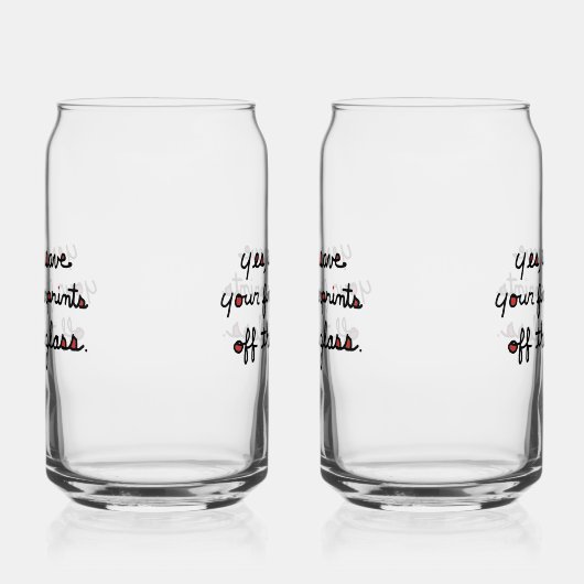 Fingerprints Glass Blikvorm Glas (Links)