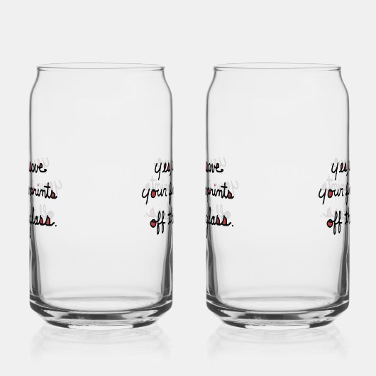 Fingerprints Glass Blikvorm Glas (Rechts)