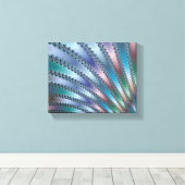 Fingers Fractal Art Canvas Afdruk (Insitu (Houten vloer))