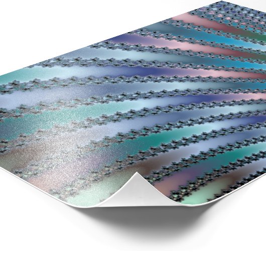 Fingers Fractal Art Foto Afdruk (Hoek)