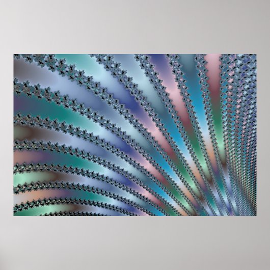 Fingers Fractal Art Poster (Voorkant)