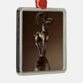 Finiaal met een berggeit metalen ornament (Rechts)