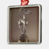 Finiaal met een berggeit metalen ornament (Links)