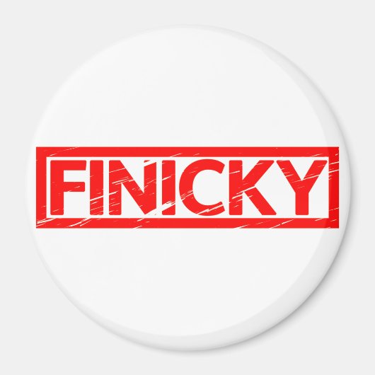 Finicky Stamp Magneet (Voorkant)