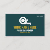 Finish Carpenter Professional Forest Green & Gold Visitekaartje (Voorkant)
