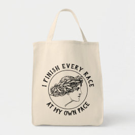 Finish Pace Grocery Tote Bag