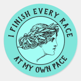 Finish Pace Sticker