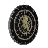 finishGolden Royal Lion Monogram Pickleball Paddle Dartbord (Voorkant Links)