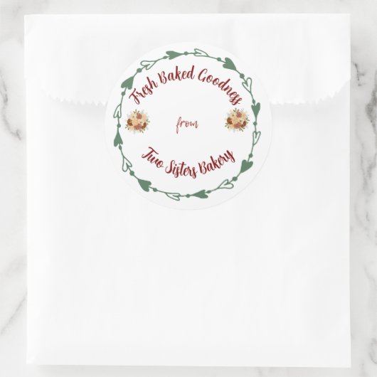 Finishing Touch Classic Round Sticker (Tas)