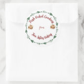 Finishing Touch klassieke ronde sticker (Tas)