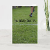 Finishlinecard Kaart (Voorkant)