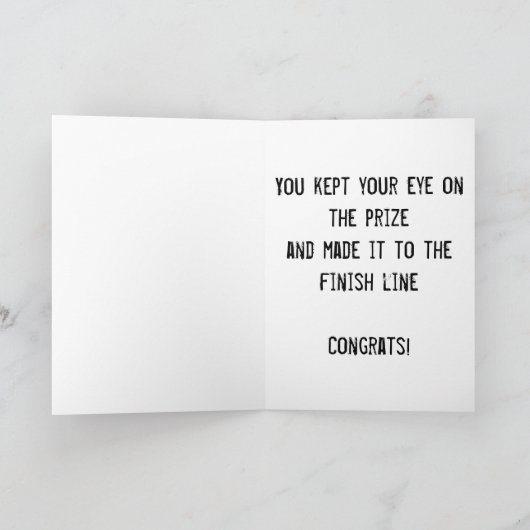 Finishlinecard Kaart (Binnen)