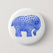 Finite Elephant Ronde Button 5,7 Cm (Voorkant)