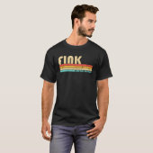 FINK Surname Funny Retro 80S 90S Birthday T-shirt (Voorkant volledig)