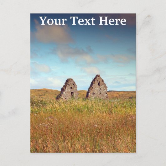 Finlaggan, Schotland aanpasbare briefkaart (Voorkant)