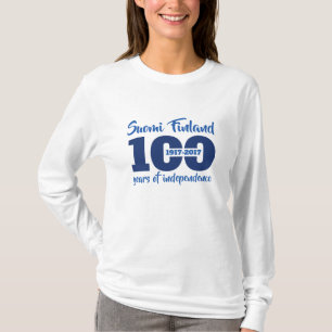 Finland 100 jaar shirten en jassen t-shirt