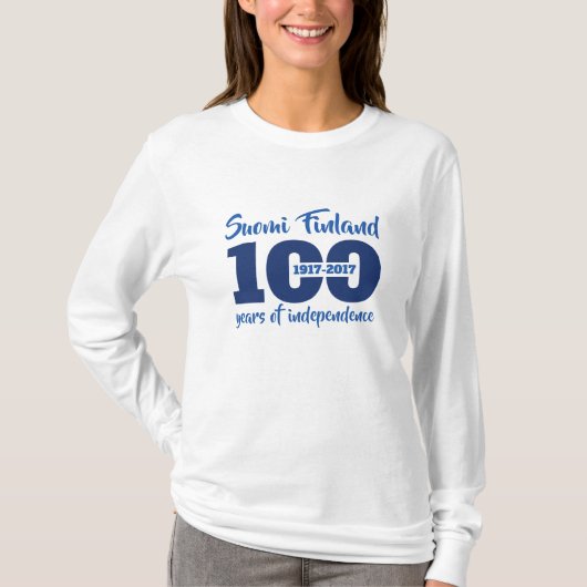 Finland 100 jaar shirten en jassen t-shirt (Voorkant)