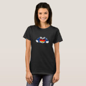 Finland and Germany Heart hand friendship T-shirt (Voorkant volledig)