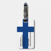 Finland Bagagelabel (Achterkant verticaal)