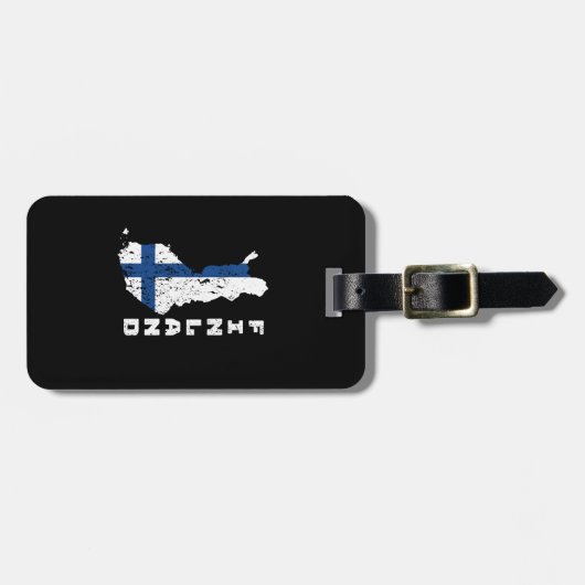 Finland Bagagelabel (Voorkant horizontaal)